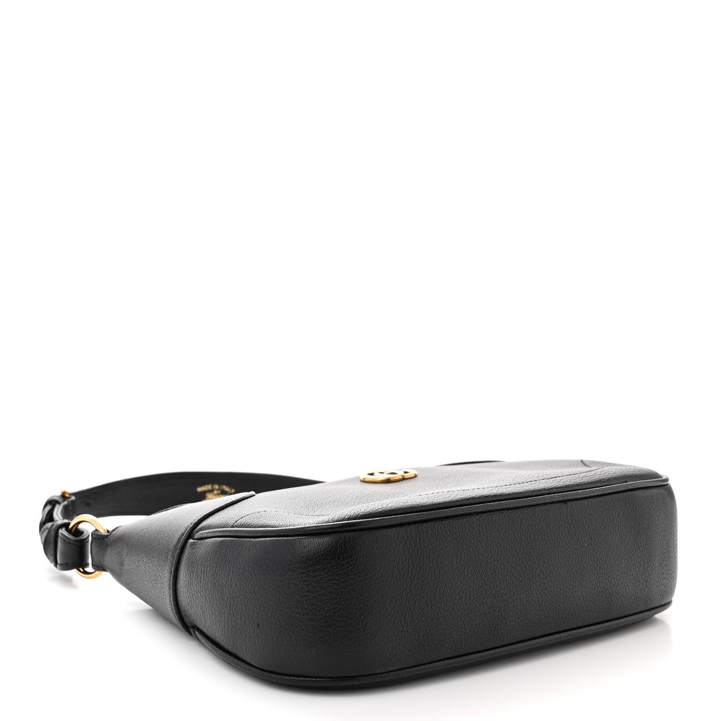 Goatskin Small Aphrodite Shoulder Bag Black
