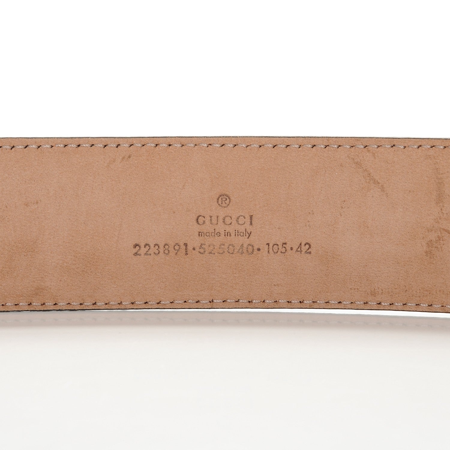 Gucci Imprime Monogram Interlocking G Belt 105 42 Black 4 of 8