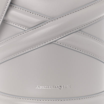 Alexander McQueen Calfskin The Curve Small Shoulder Bag Pale Grey 9 of 12