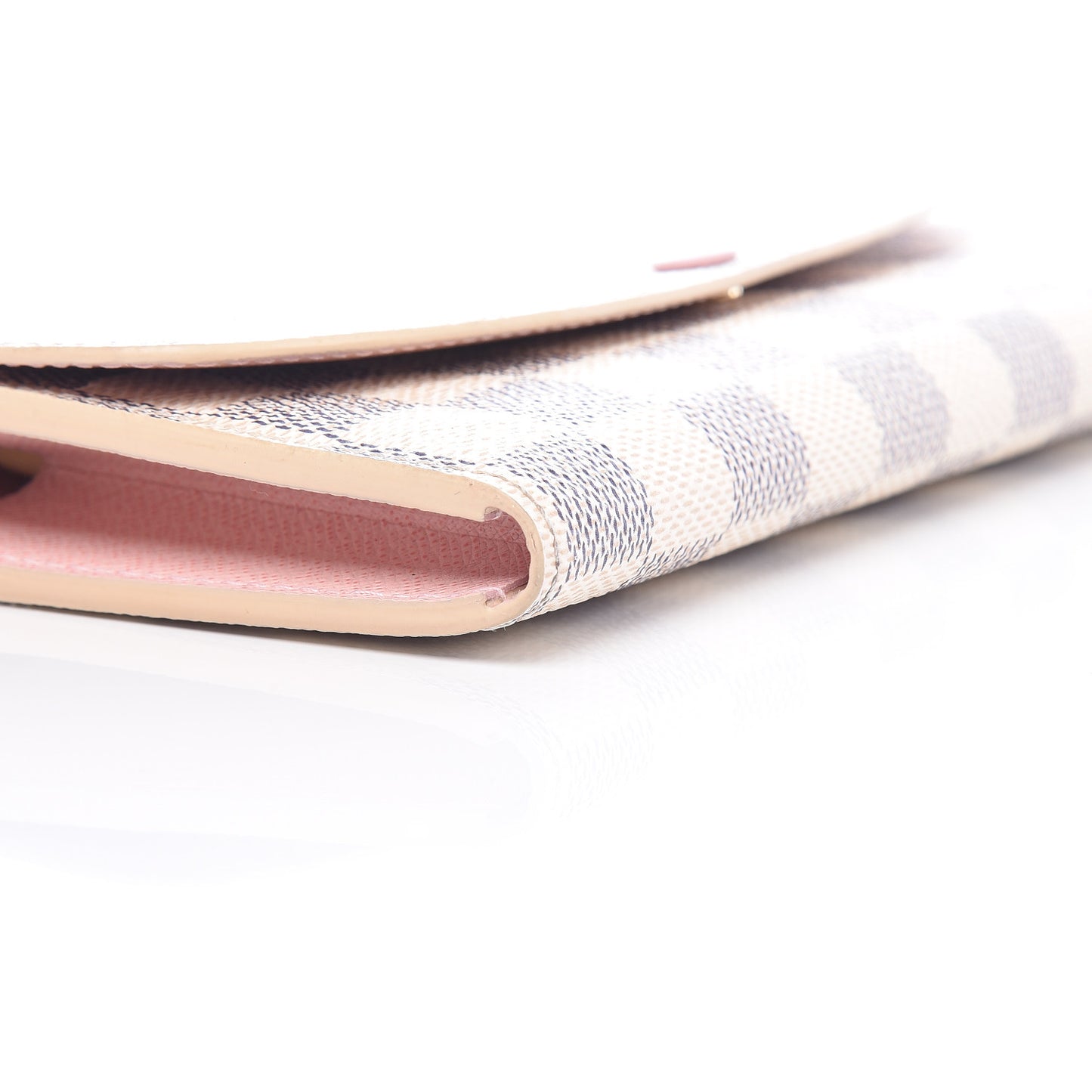 Damier Azur Emilie Wallet Rose Ballerine