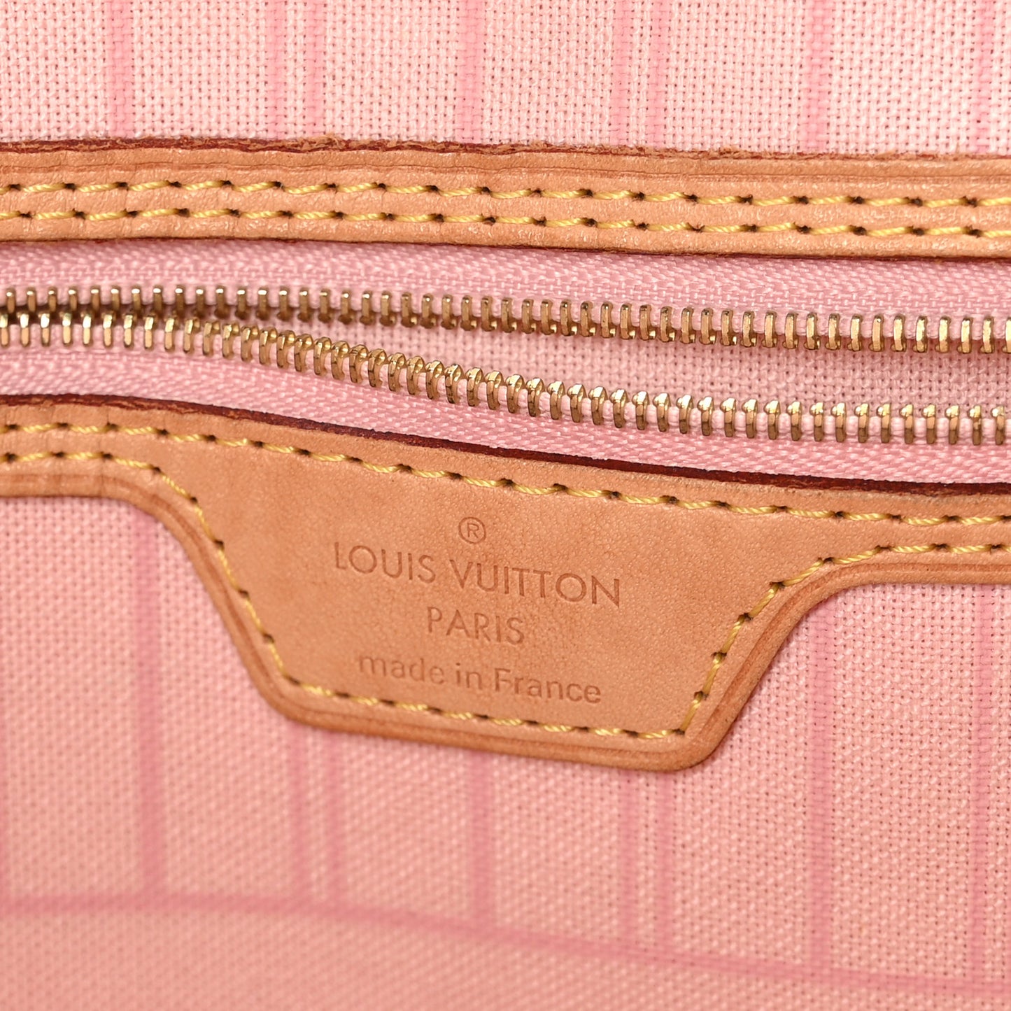 Damier Azur Neo Neverfull MM Rose Ballerine