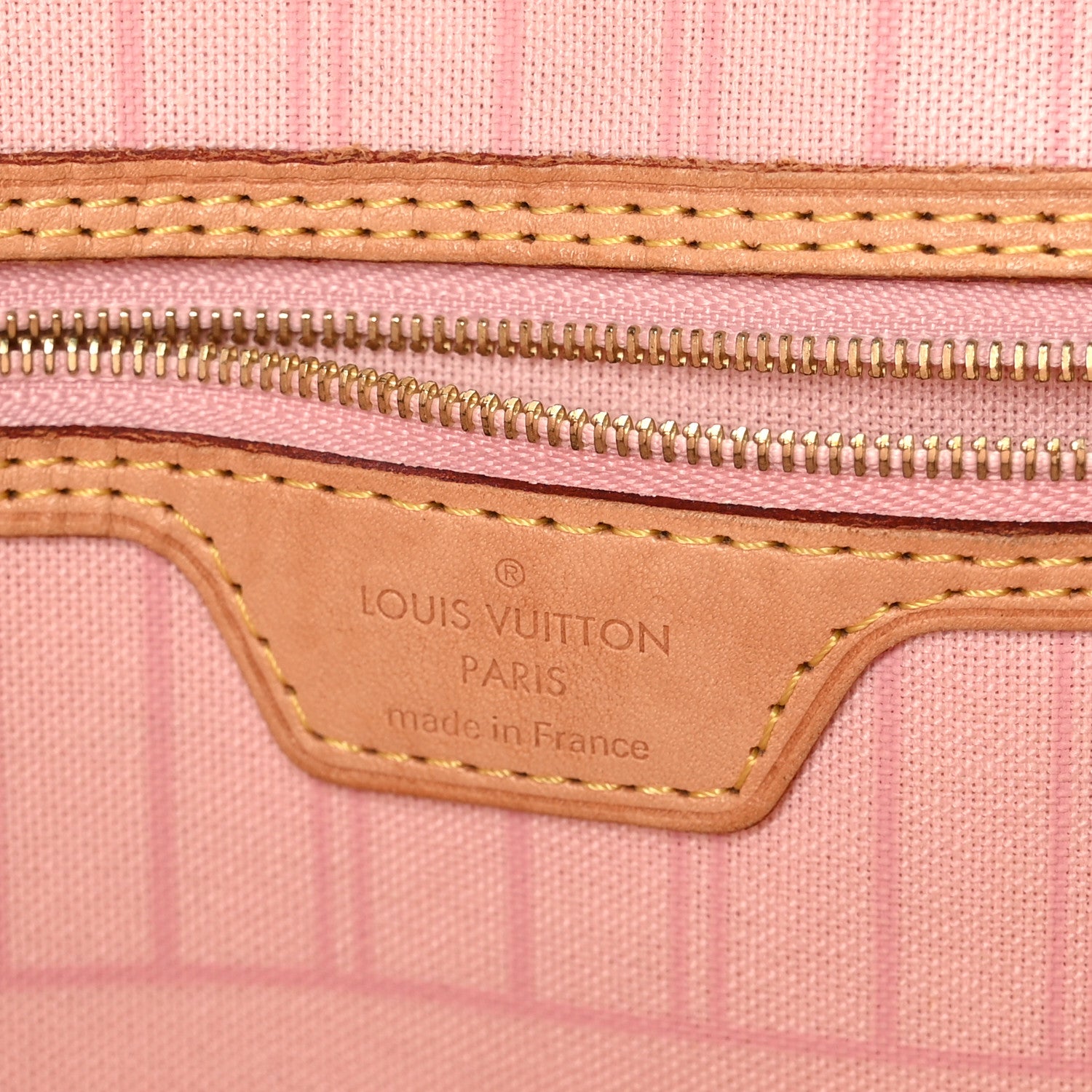 Louis Vuitton Damier Azur Neo Neverfull MM Rose Ballerine 7 of 10
