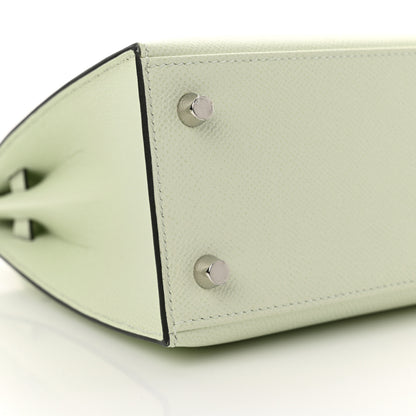 Hermes Epsom Kelly Sellier 25 Vert Fizz 9 of 12