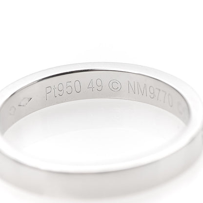 Cartier Platinum Diamond 3mm C De Cartier Wedding Band Ring 49 4.75 4 of 5