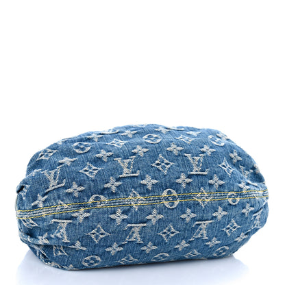 Louis Vuitton Monogram Denim Pleaty Blue 3 of 7
