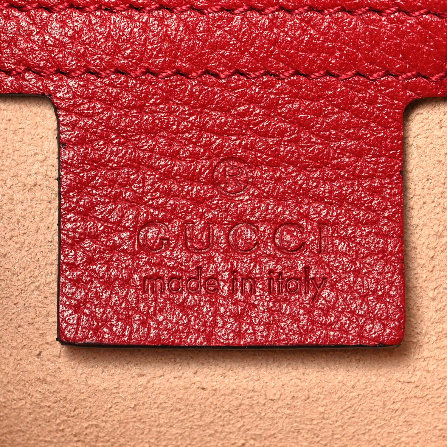 Gucci GG Supreme Monogram Medium Queen Margaret Shoulder Bag Red 7 of 12