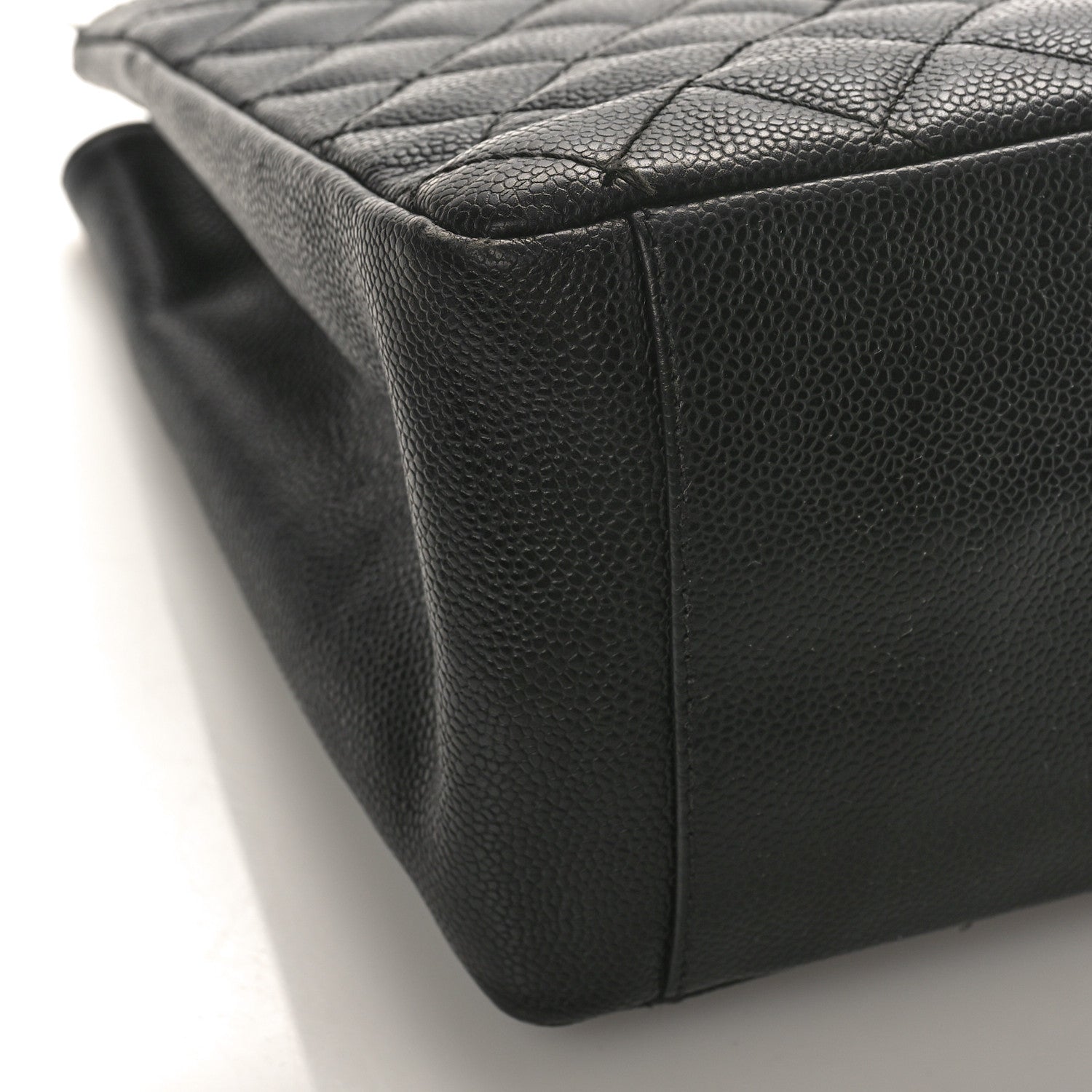 Chanel Caviar Quilted Grand Shopping Tote GST Black 7 of 9