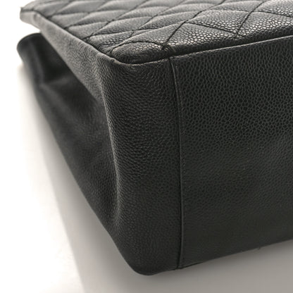 Chanel Caviar Quilted Grand Shopping Tote GST Black 7 of 9