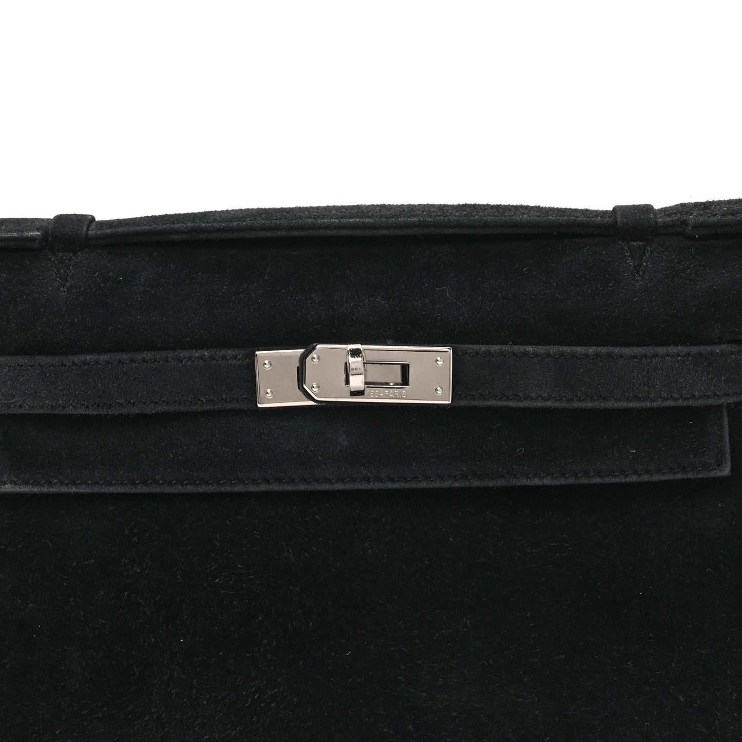 Veau Doblis Kelly Pochette Black