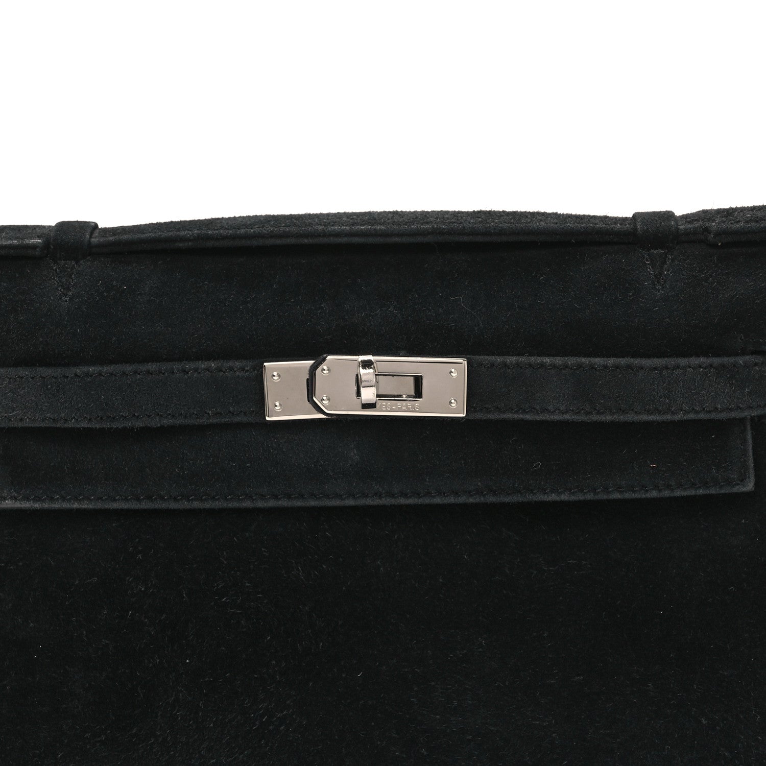 Hermes Veau Doblis Kelly Pochette Black 8 of 14