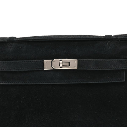 Hermes Veau Doblis Kelly Pochette Black 8 of 14
