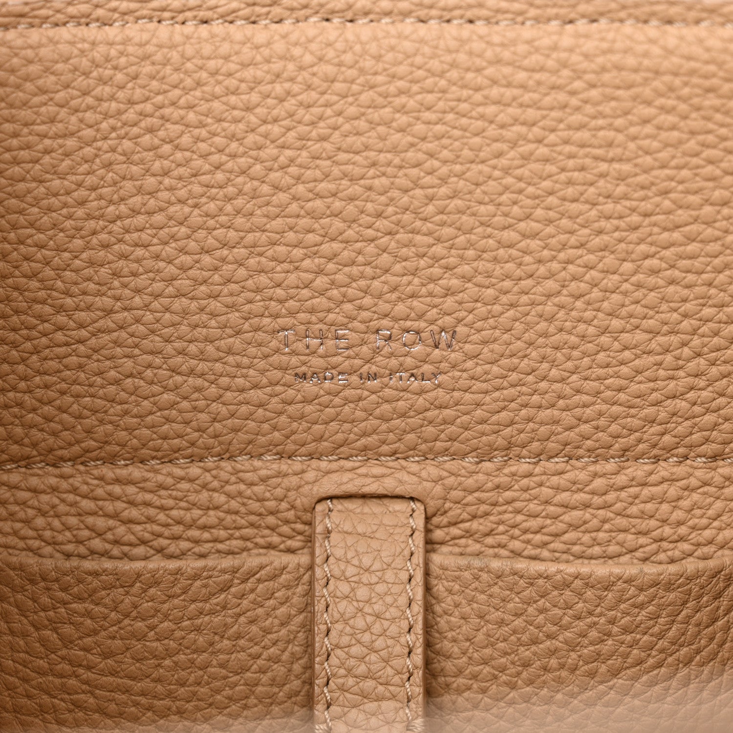 The Row Grained Calfskin Soft Margaux 10 Bag Silk 6 of 9