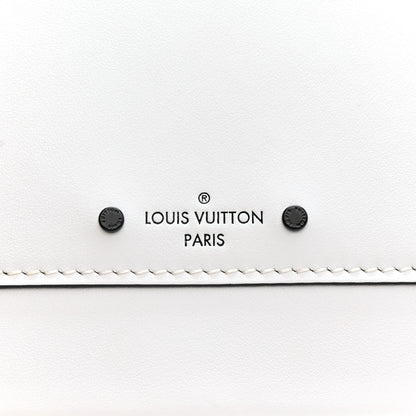 Louis Vuitton Calfskin Around Me PM White Black 8 of 11