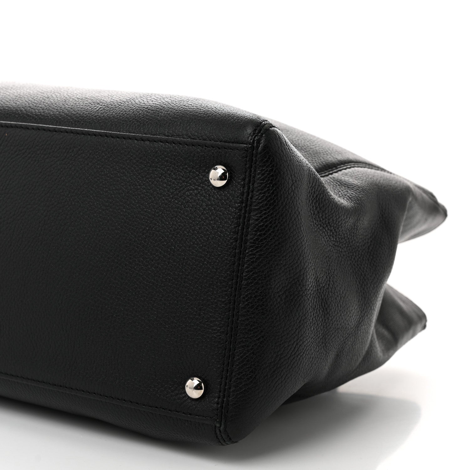 Chanel Calfskin Cerf Executive Shopper Tote Black 10 of 11