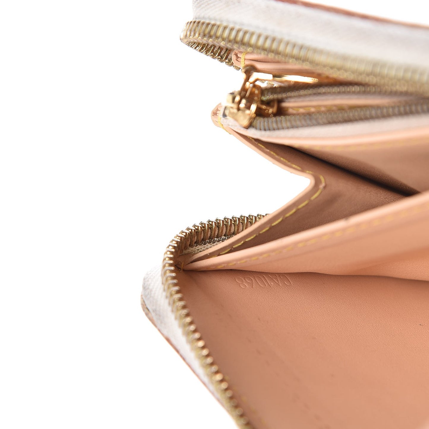 Monogram Multicolor Zippy Wallet White