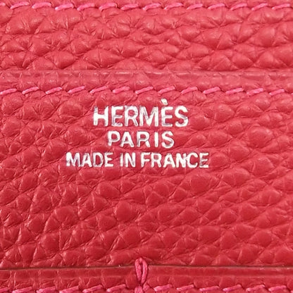 Hermes Togo Dogon Compact Wallet Red 8 of 11