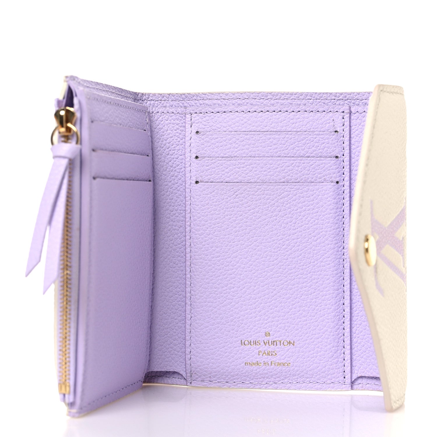 Louis Vuitton Empreinte Monogram Giant Victorine Wallet Latte