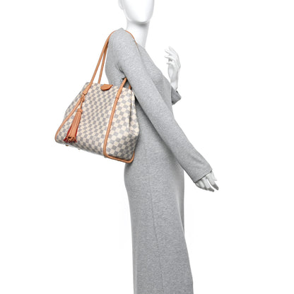 Louis Vuitton Damier Azur Propriano Rose Ballerine 2 of 16