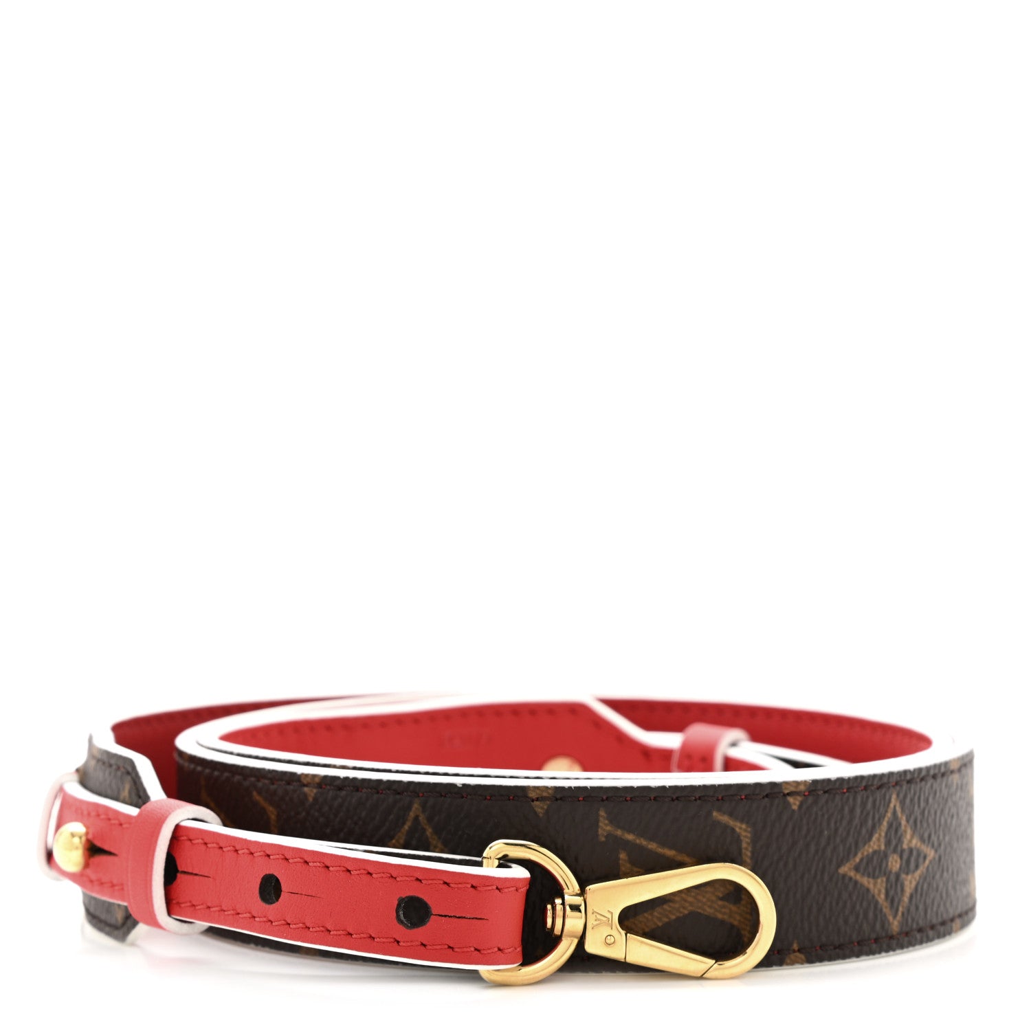 Louis Vuitton Monogram Bandouliere Shoulder Strap XL Coquelicot 1 of 3