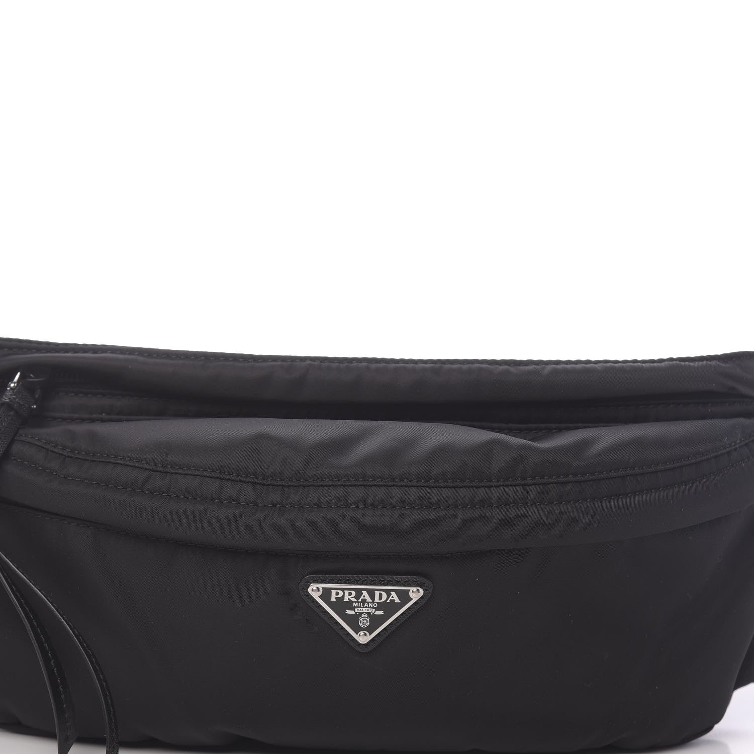 Prada Tessuto Nylon Belt Bag Black 9 of 11