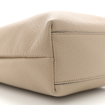 Salvatore Ferragamo Tumbled Calfskin Gancini Mini Bag Beige 8 of 10