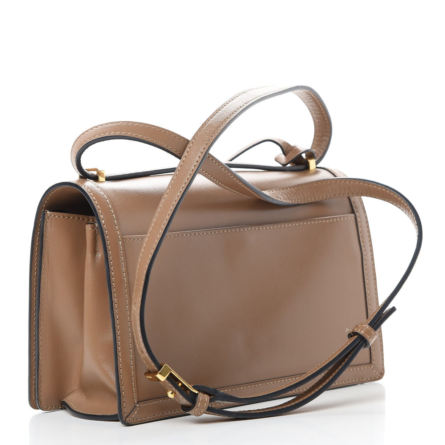 Calfskin Medium Barcelona Shoulder Bag Mink
