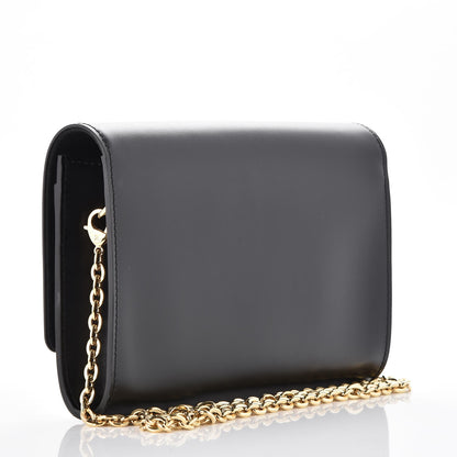 Louis Vuitton Calfskin Chain Louise GM Black 3 of 6