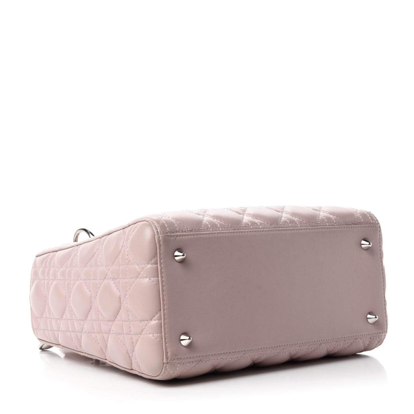 Lambskin Cannage Medium Lady Dior Light Pink