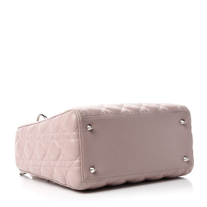Christian Dior Lambskin Cannage Medium Lady Dior Light Pink 4 of 15