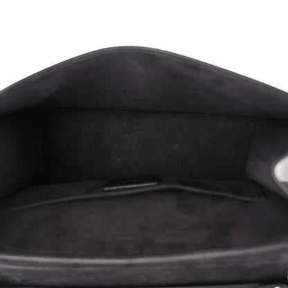 Fendi Vitello Century Velvet F is Fendi FF Kan I Shoulder Bag Black Tobacco 5 of 11