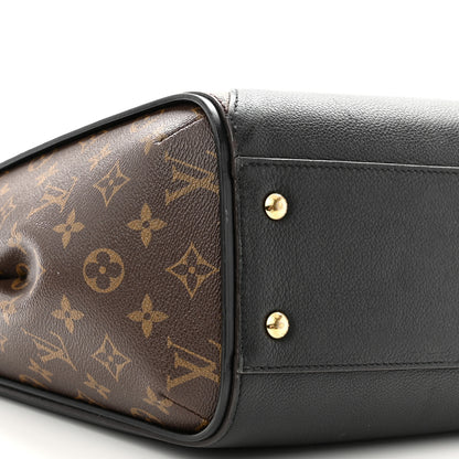 Louis Vuitton Calfskin Monogram Kimono Tote Black 8 of 11