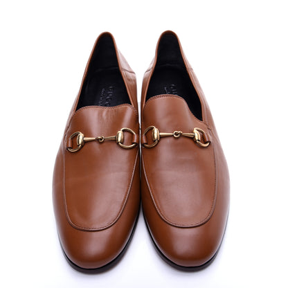 Gucci Lambskin Mens Brixton Horsebit Loafers 10 Brown 9 of 12
