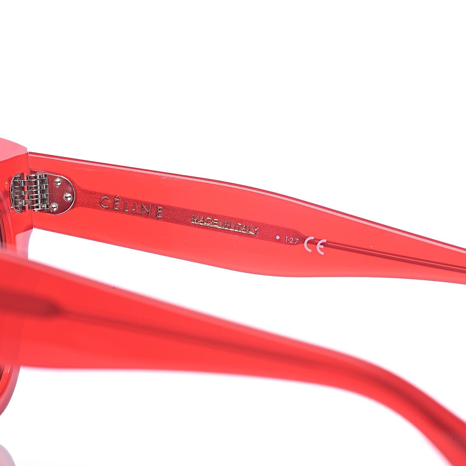 Celine Square Sunglasses CL40002U Milky Red 6 of 6