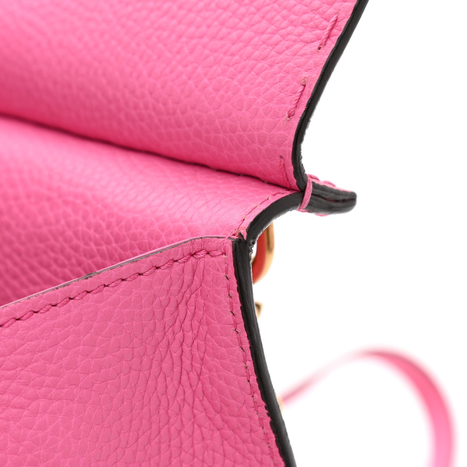 Gucci Calfskin Small GG Marmont Top Handle Bag Pink Tropical Flower 7 of 11
