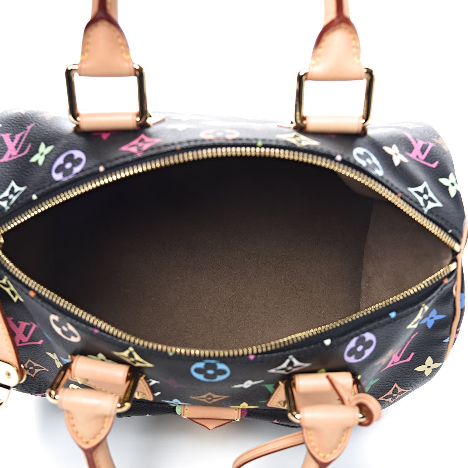 Louis Vuitton Monogram Multicolor Speedy 30 Black 5 of 11