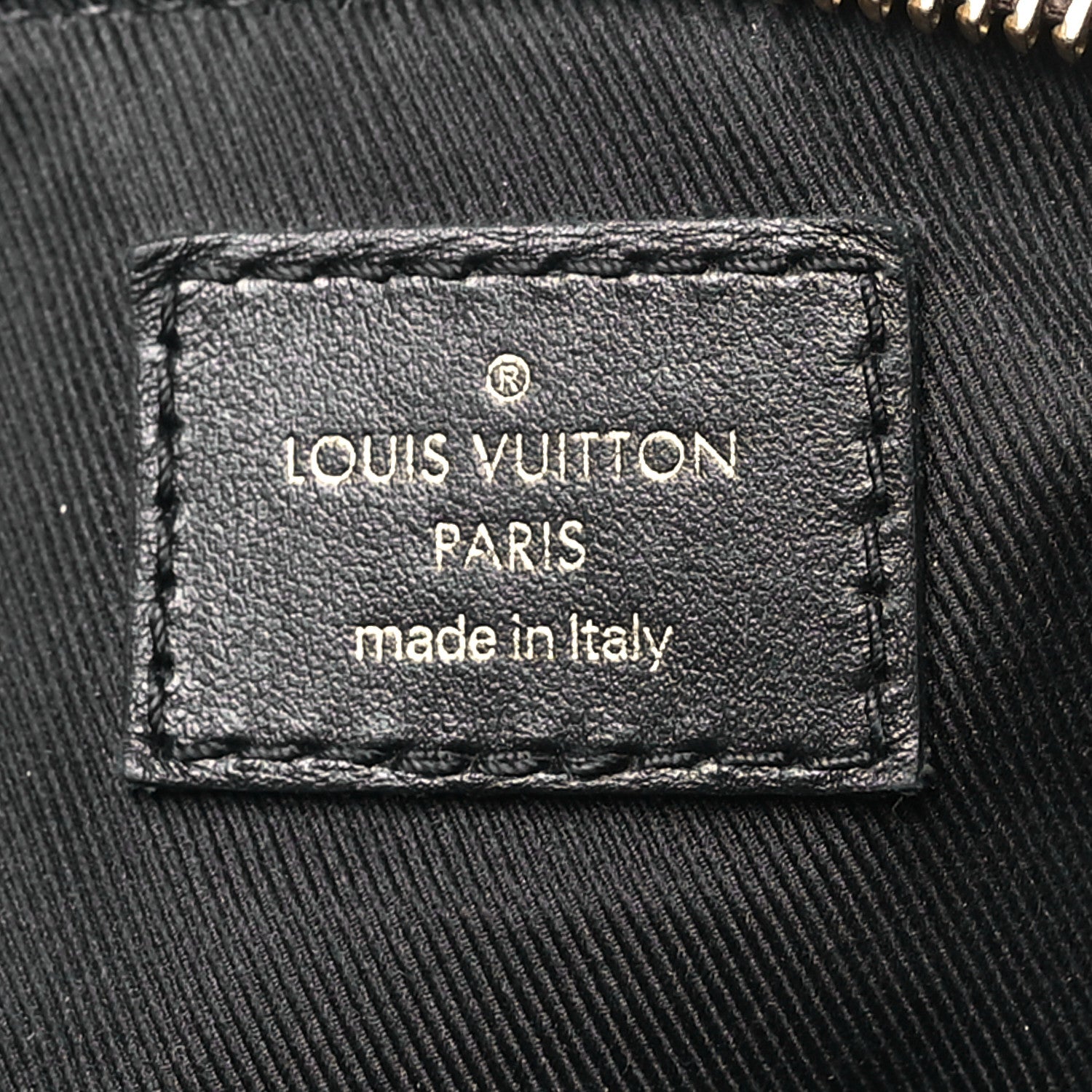 Louis Vuitton Damier Ebene Odeon Tote PM Black 6 of 10