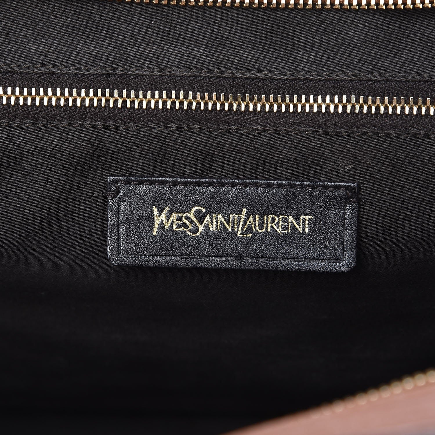 Saint Laurent Sheepskin Medium Cabas Chyc Whiskey 6 of 12