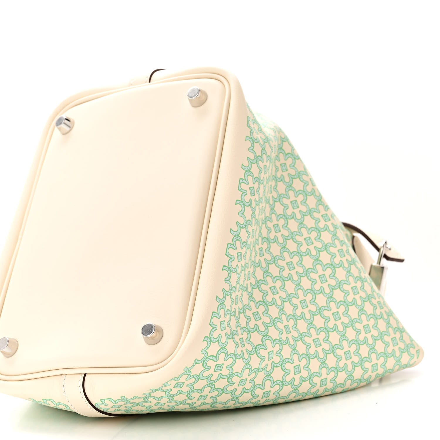 Hermes Swift Lucky Daisy Picotin Lock 18 PM Nata Vert 10 of 11