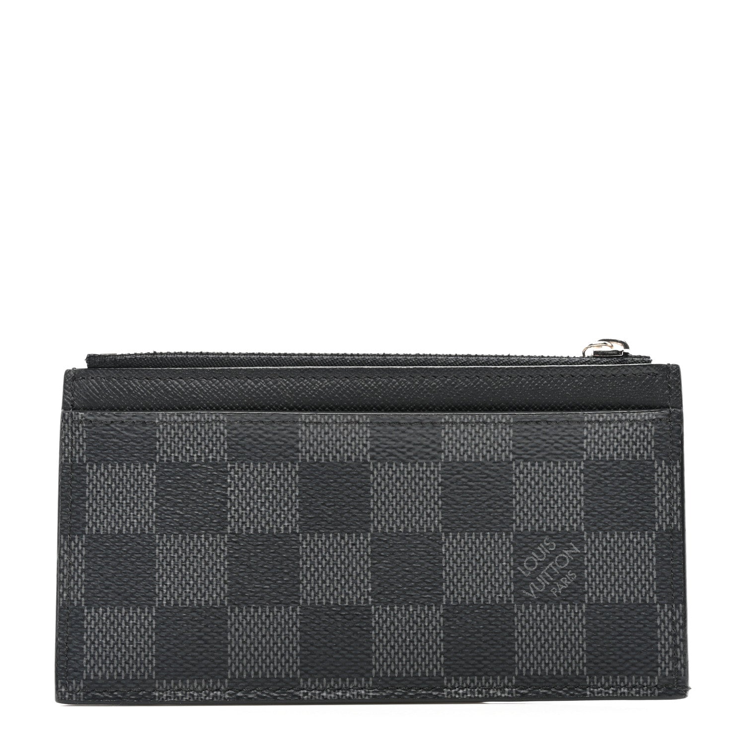 Louis Vuitton Damier Graphite Taiga Coin Card Holder 1 of 7