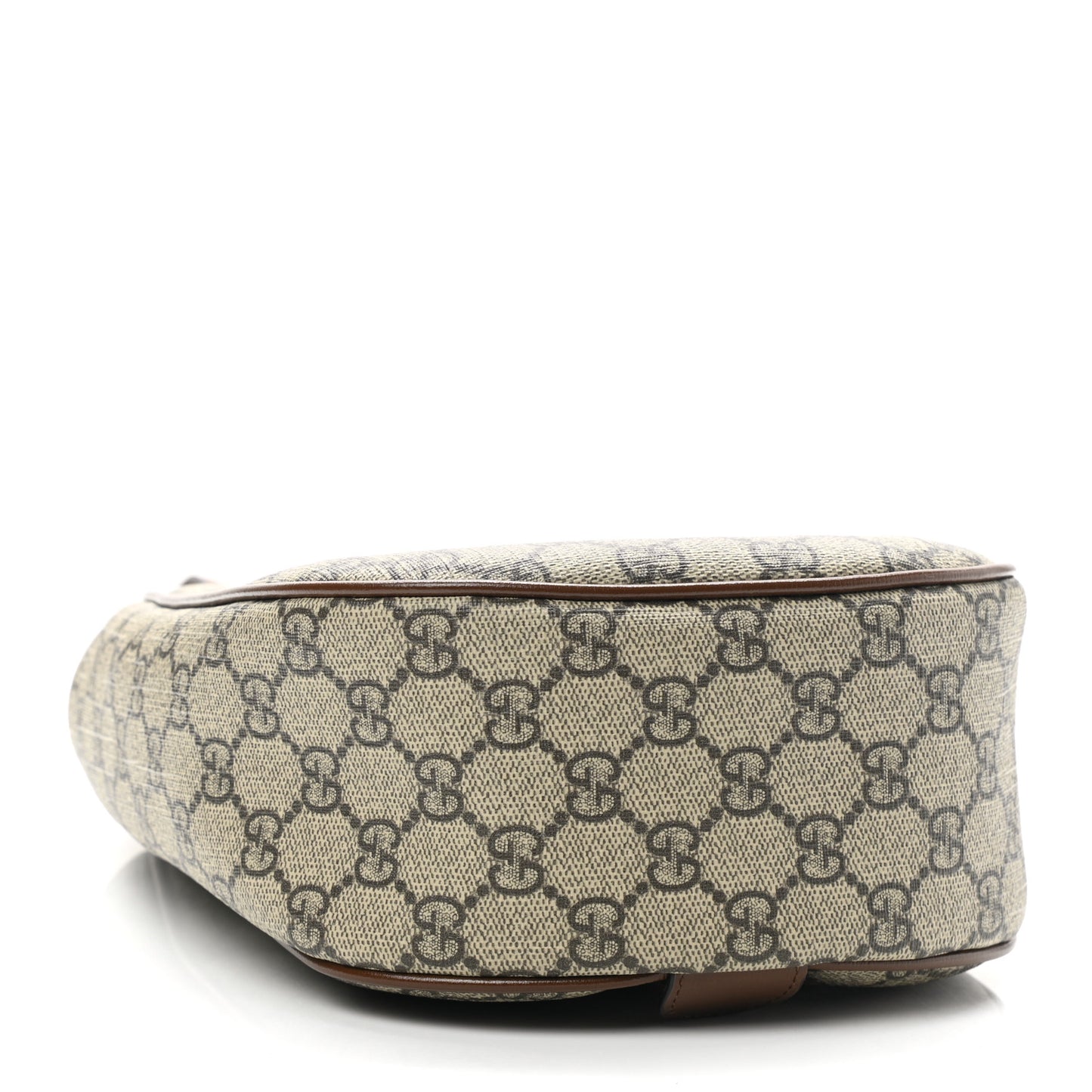 GG Supreme Monogram Wristlet Brown