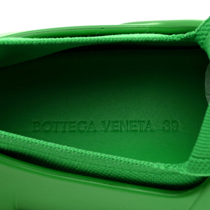 Bottega Veneta Tech Knit Rubber Womens Trail Sneakers 39 Parakeet 7 of 8