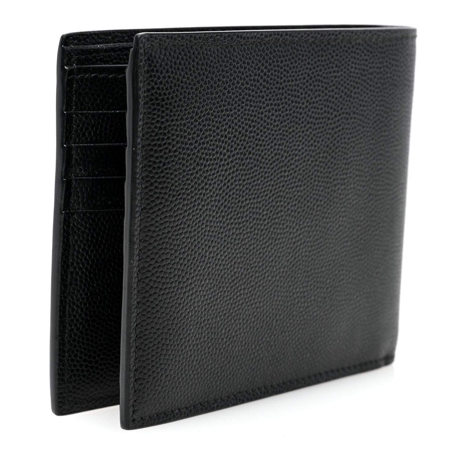 Saint Laurent Grain De Poudre Paris East West Wallet Black 3 of 6