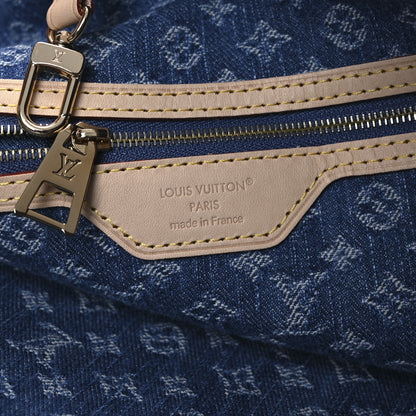 Louis Vuitton Monogram Denim Neo Neverfull MM Blue 7 of 10