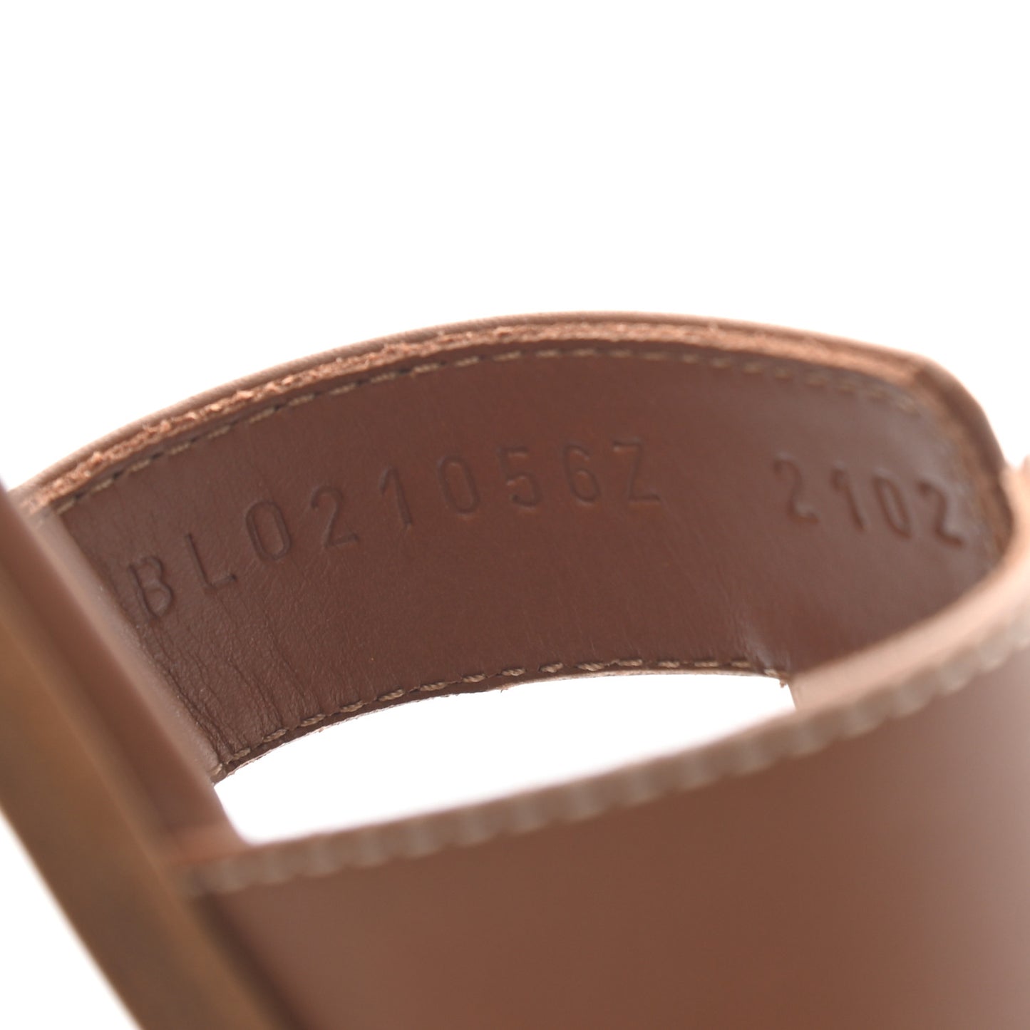 Box Calfskin Oran Sandals 38 Gold