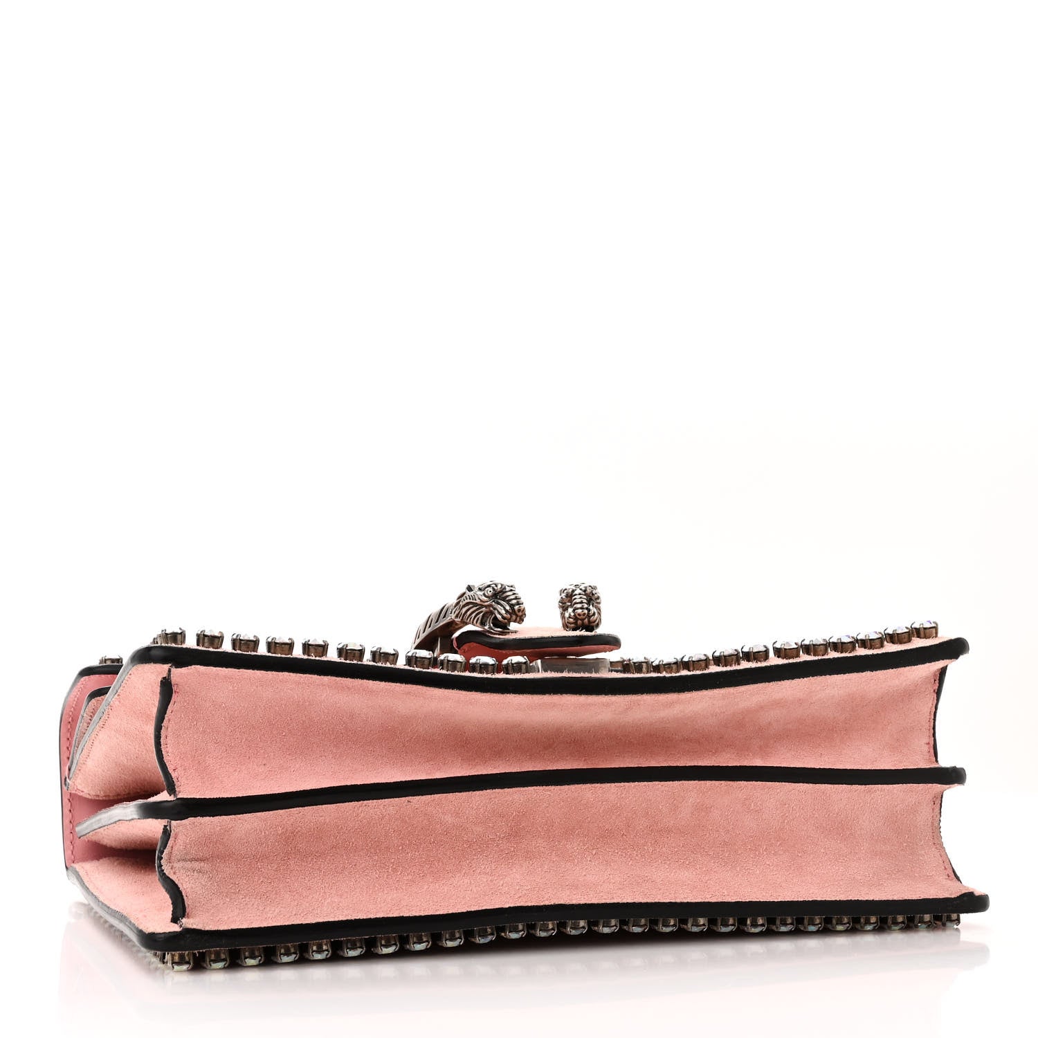 Gucci Suede Crystal Small Dionysus Shoulder Bag Peonia 4 of 11