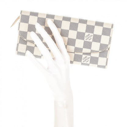 Louis Vuitton Damier Azur Emilie Wallet 2 of 7