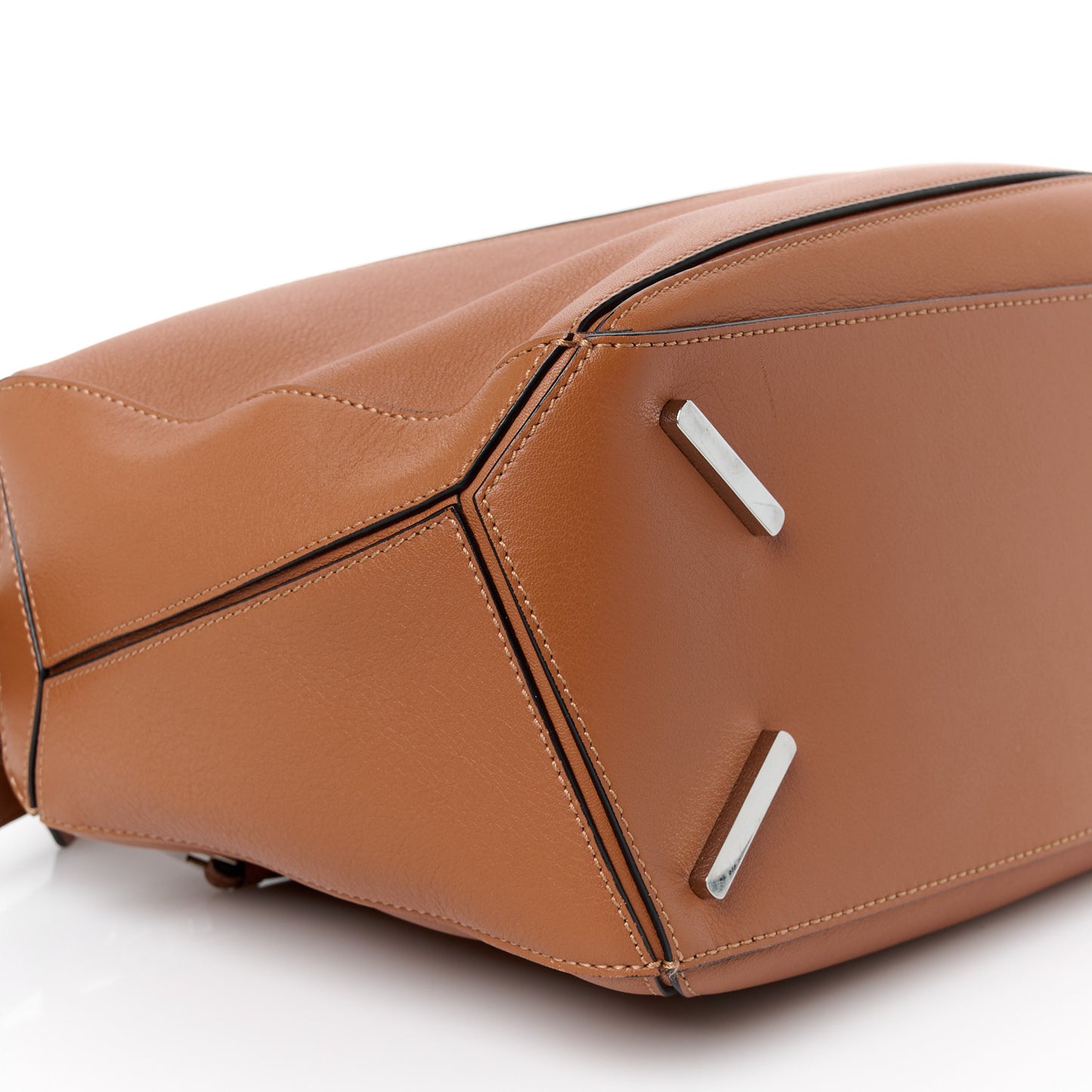 Calfskin Medium Puzzle Bag Tan