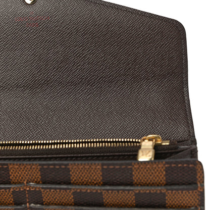 Louis Vuitton Damier Ebene Sarah Wallet NM 10 of 11