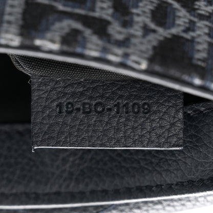 Christian Dior Oblique Saddle Messenger Pouch Black 7 of 12