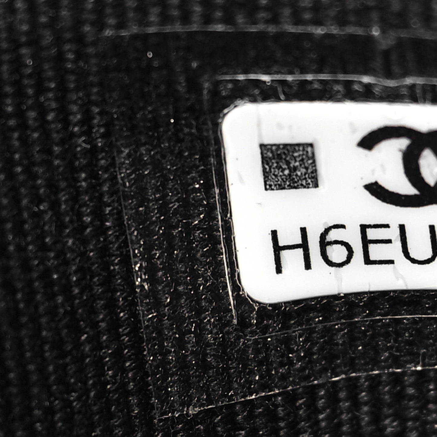 Caviar Quilted Flap Card Holder Wallet Black